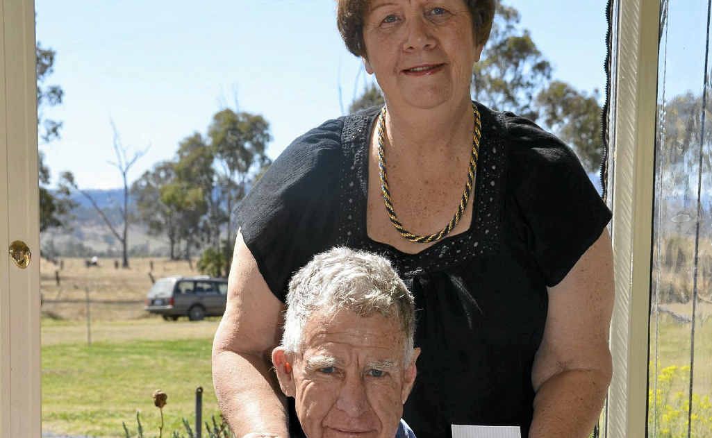 Maryvale couple Ian and Joan Bean, with a wedding invitation from long-lost friends who contacted them after spotting Ian in the Daily News. Maryvale couple Ian and Joan Bean, with a wedding invitation from long-lost friends who contacted them after spotting Ian in the Daily News.